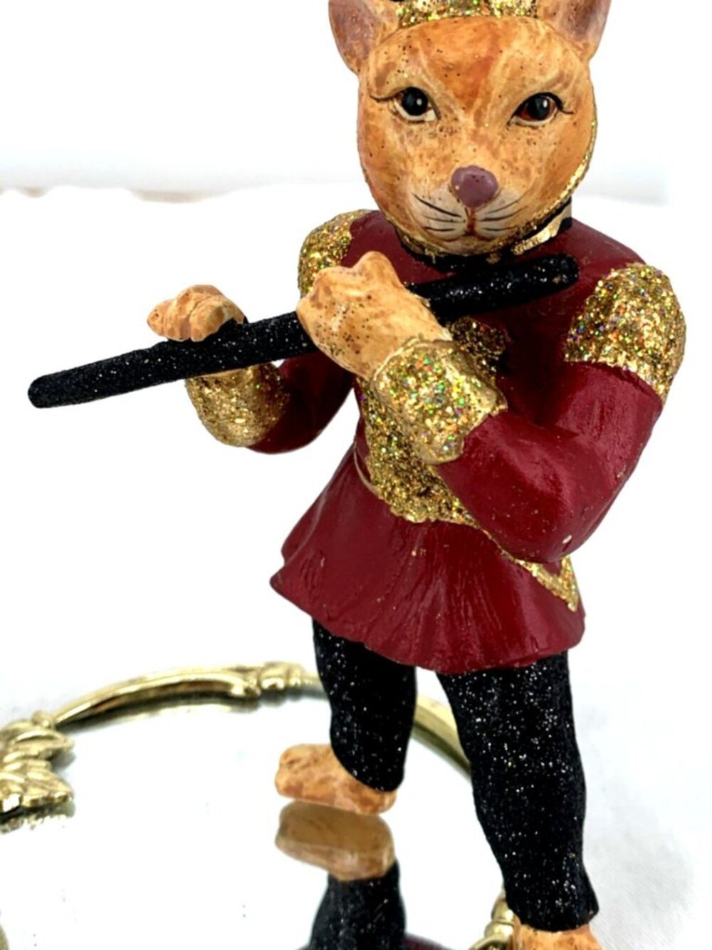 Kurt Adler Cat Nutcracker Suite Mouse King Christmas Ornament 5.5" Vtg